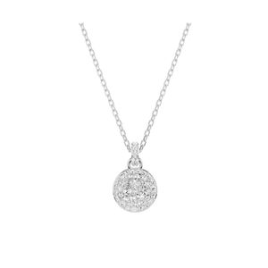 Colgante Swarovski Meteora Blanco con baño de rodio