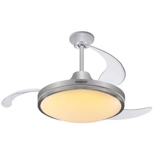 Ventilador de Techo Retráctil Peabody PE-VTRDC425B/S C/Remoto 72Watts