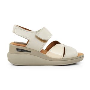 SANDALIA MERUT NUDE CHINELA CUERO ZAPATO CONFORT
