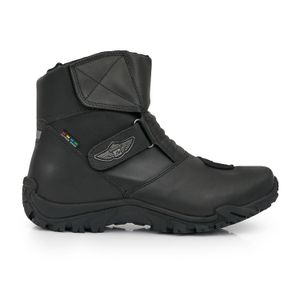 BORCEGO DREXEL NEGRO CUERO HOMBRE BOTA MOTO