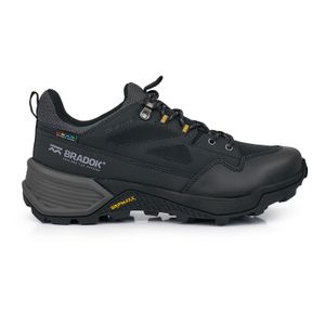 ZAPATILLA ZAT NEGRA TREKKING CUERO HOMBRE BOTA