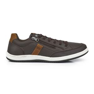ZAPATILLA SAIFI CHOCOLATE CONFORT CUERO HOMBRE ZAPATO