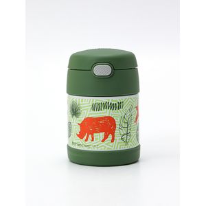 Contenedor de Comida Infantl Funtainer F310 Reino de los Animales Verde Thermos 290ml