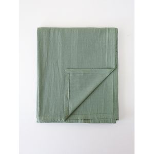 Mantel Tusor Liso 2,50 x 1,40 m Verde Seco