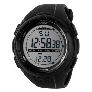 Reloj Digital Sumergible Negro Gadnic S600 Deportivo