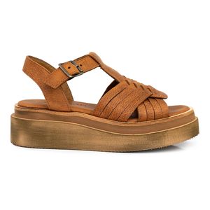 SANDALIA LONAR SUELA CHINELA MUJER CASUAL CUERO
