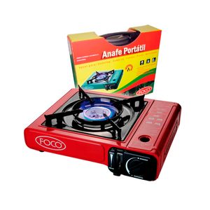 Anafe A Cartucho Foco 1 Hornalla Rojo C/encendido + Estuche 07533/6