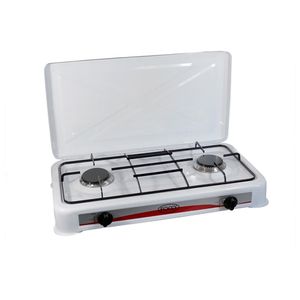 Anafe Foco 2 Hllas C/mecheros Aluminio + Tapa 25787/5