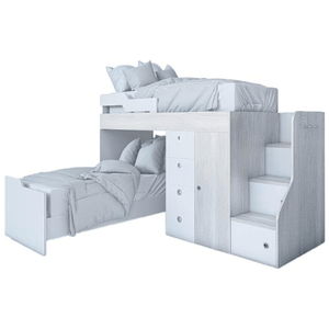 CUCHETA EMC CON CHIFONIER BLANCO Y HELSINKI (CUCHETA2-BH)