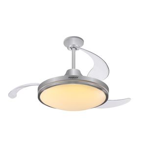 Ventilador Peabody PE-VTRDC425 de Techo 42" Retractil Luz Led Silver