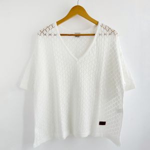 Remerón Oriana tejido Blanco