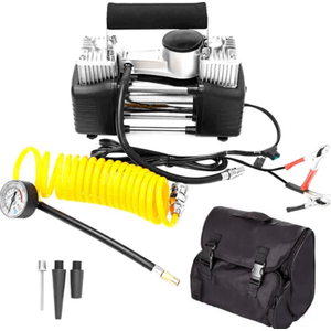 Compresor Para Auto 12v 150psi 85lt/min Portátil Incluye Bolso y Kit de Accesorios