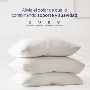 Almohada Confort Vellón Siliconado Minimo Denier Sensacion Duvet Estelar