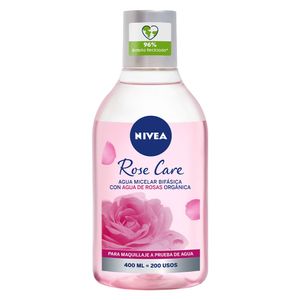 Agua Micelar Nivea rose care Bifasica x400ml