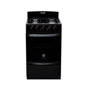 Cocina Escorial Palace Cristal Gas Natural 51Cm Negro