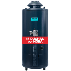 TERMOTANQUE ESKABE ACQUAPIU 52L MULTIGAS DE PIE CONEXION SUPERIOR HYBRID4 H-800