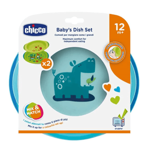 Set Chicco Platos 12m+ Celeste