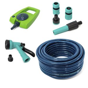 Combo Manguera Blue Press 1/2 x 15 Mt + Kit Lanza + Regador