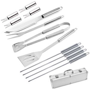 Kit Para Parrilla Gadnic  12 Piezas Acero inoxidable