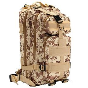 Mochila Táctica Desert Gadnic Militar Mochilero Compatible Compartimentos Varios 25L