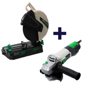 Combo Profesional Sierra Sensitiva 355Mm + Amoladora 115Mm
