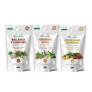 Combo Vitalidad y Armonía - Mix 3 Blends de Hierbas Naturales
