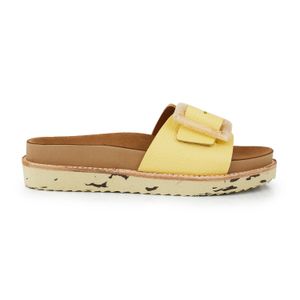 CHINELA NORLANE AMARILLA SANDALIA CASUAL MUJER CUERO