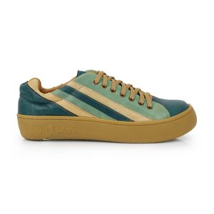 ZAPATILLA MERELLO AZUL UNISEX ZAPATOS CUERO URBANO