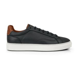 ZAPATILLA STANLEY NEGRA CUERO URBANO HOMBRE ZAPATO