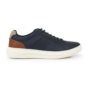 ZAPATILLA LESTER AZUL ZAPATO CUERO HOMBRE CASUAL