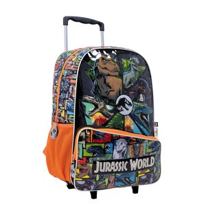 Mochila Jurassic World Naranja 18' Wabro 77117