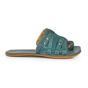 CHINELA UPPER AZUL OJOTA SANDALIA HOMBRE CUERO