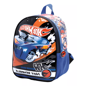 Mochila Hot Wheels 12 Pulgadas Espalda Wabro 11806