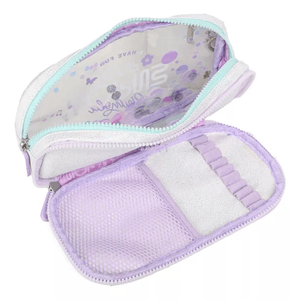 Chimola Cartuchera 2 Compartimientos Cloud Silver Tr167