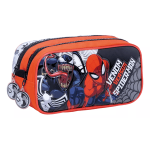 Cartuchera Spiderman Venom Doble Cierre Wabro 38252