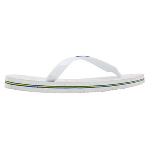 Ojotas Havaianas Brasil Logo Blanco Mujer