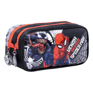 Cartuchera Spiderman Venom Doble Cierre Wabro 38252