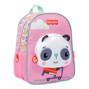 Mochila Fisher-price Escolar 12'' Oso Panda Color Rosa Wabro 11660