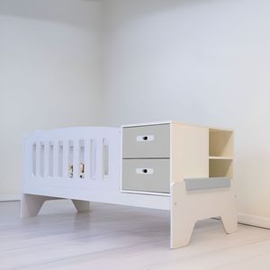 CUNA GIO FUNCIONAL BLANCO/GRIS PERGAMINO MUEBLES