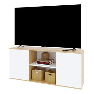 Mueble Rack Vision Delos Tv 65 Pulgadas Con 2 Puertas