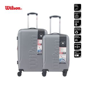 SET VALIJAS ABS GRIS 20" 24" WILSON