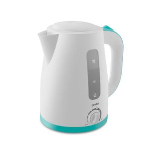 Pava Eléctrica Atma PE1821AP2 Blanca Con Selector Para Mate Y Hervir Con Visor
