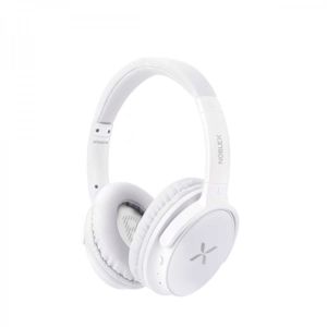 Auriculares Vincha Noblex HP350BTW Inalámbricos Bluetooth Color Blanco
