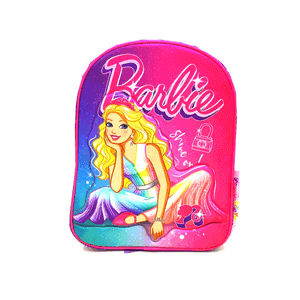Mochila Barbie Shine On Con Carro 12 Fucsia