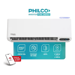 Aire Acondicionado Philco Inverter Pure Energy A++ PHIN39HC2AWF