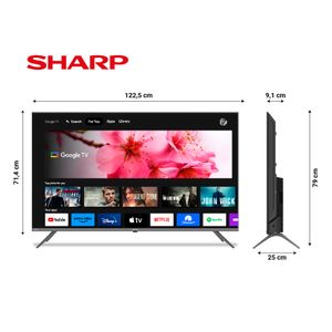 Tv Sharp AQUOS 55" 4K con Google