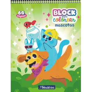 BLOCK PARA COLOREAR MASCOTAS - Anonimo