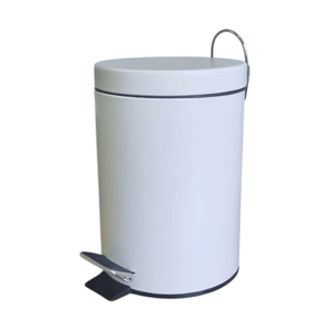 Tacho Basura 3 Lts Cesto Acero Inoxidable Pedal