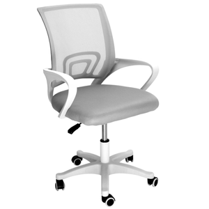 Silla De Escritorio Celta Blanca Neumática Mesh Baires4