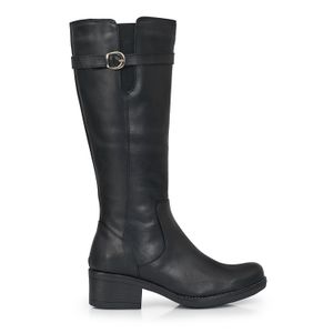 BOTA JOLIET NEGRA URBANA BOTINETA CUERO MUJER